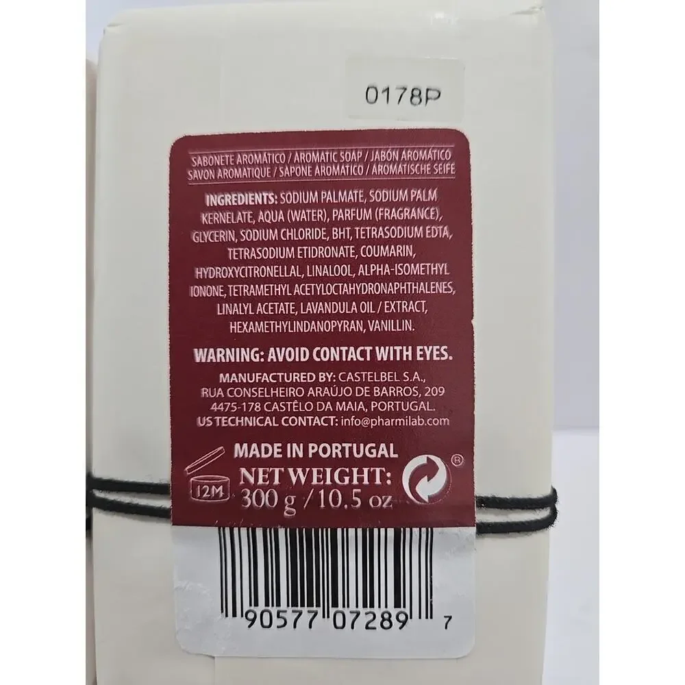 Casa Dos Aromas Oakwood Scented Triple Milled Soap Men 10.5 oz Each Set Of 2 - Picture 4 of 8